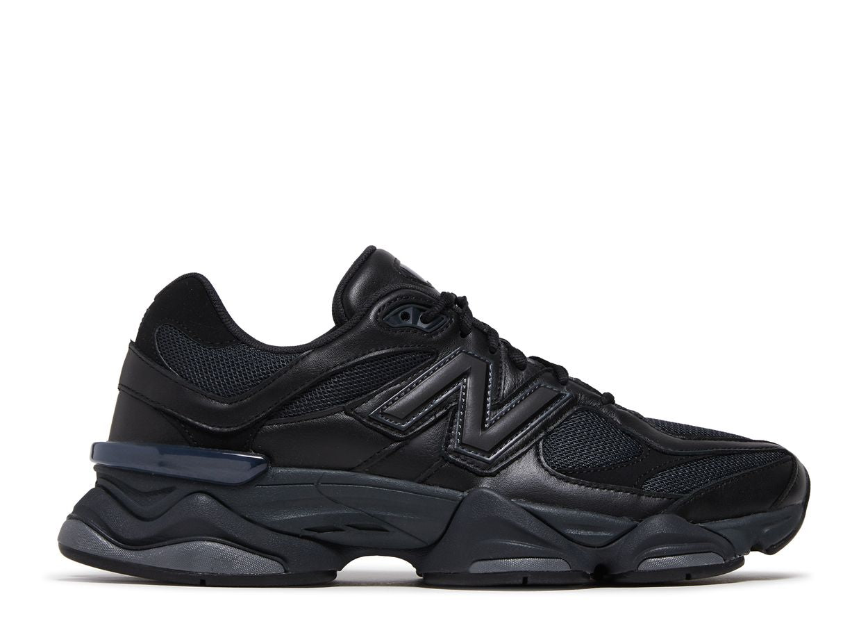 New Balance 9060 Triple Black Leather