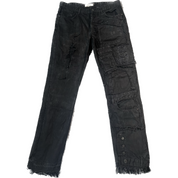 THOMAS DETHELOT | Denim One Leg Black – Noir Intemporel et Brut