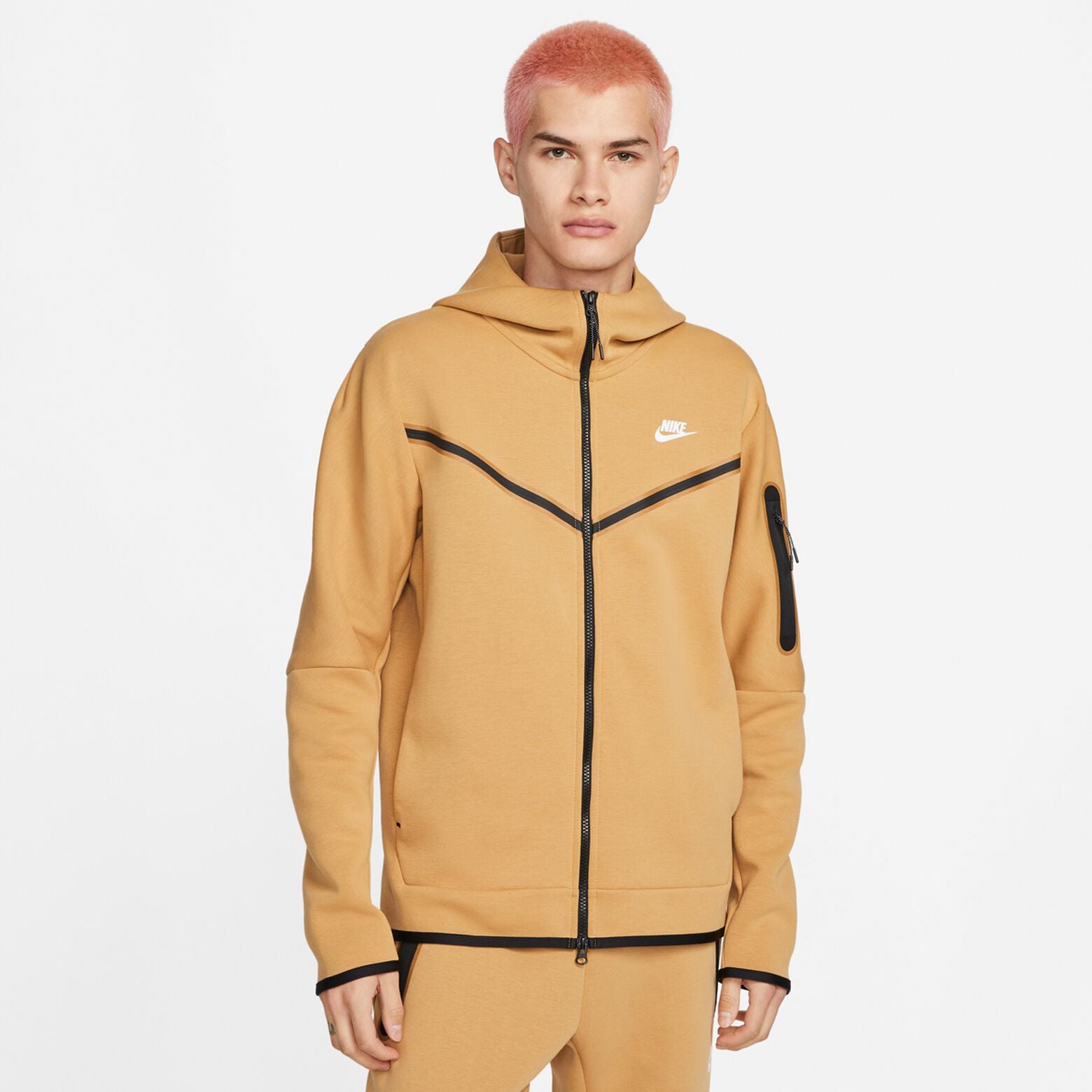 Nike Sportswear Tech Fleece Hoodie & Joggers Set Elemental Gold/Sail