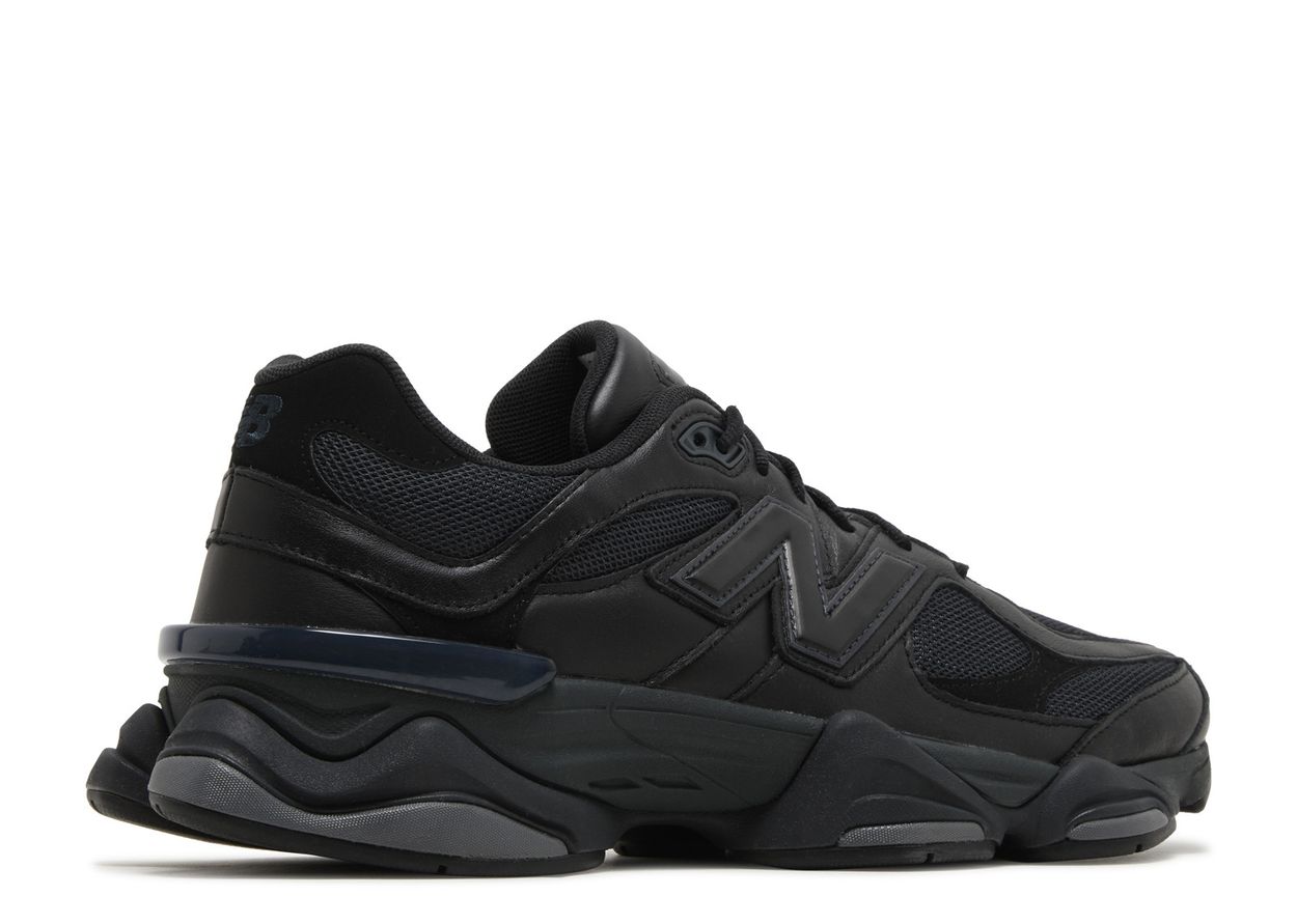 New Balance 9060 Triple Black Leather