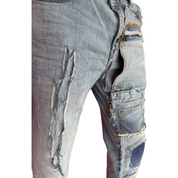 THOMAS DETHELOT | Denim One Leg Blue – Style Déstructuré