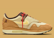 LIVRAISON 72H - Nike Air Max 1 Travis Scott Cactus Jack Wheat Lemon Drop