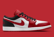 Jordan 1 Low Reverse Black Toe