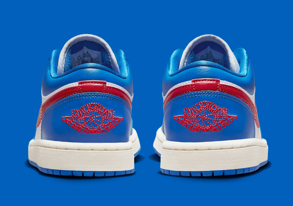 Jordan 1 Low Sport Blue Gym Red