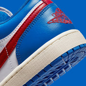 Jordan 1 Low Sport Blue Gym Red