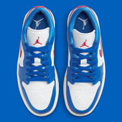 Jordan 1 Low Sport Blue Gym Red