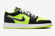 Jordan 1 Low SE Black Cat Volt (ado - enfant - bébé)