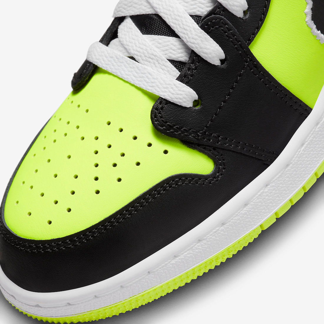 Jordan 1 Low SE Black Cat Volt (ado - enfant - bébé)