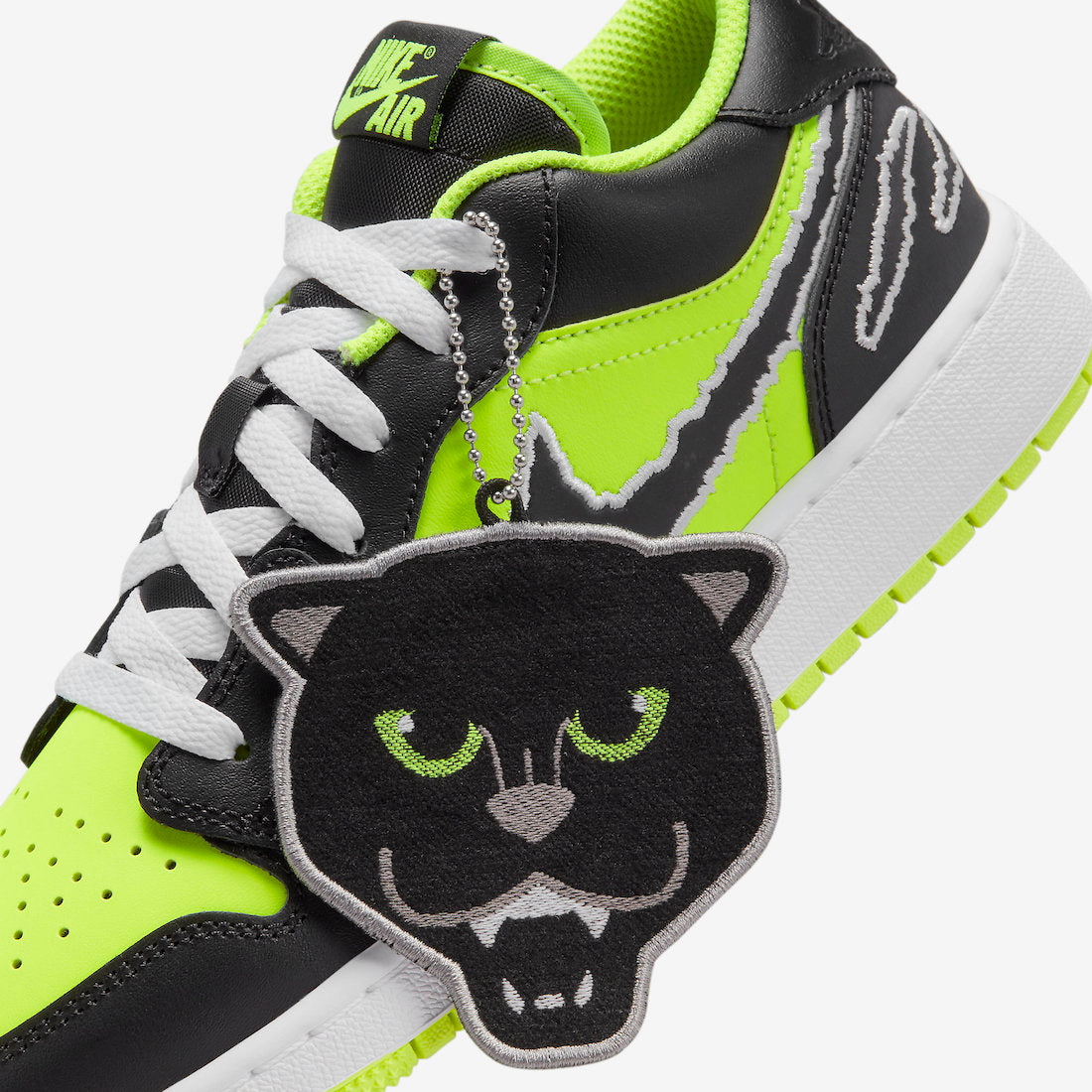 Jordan 1 Low SE Black Cat Volt (ado - enfant - bébé)