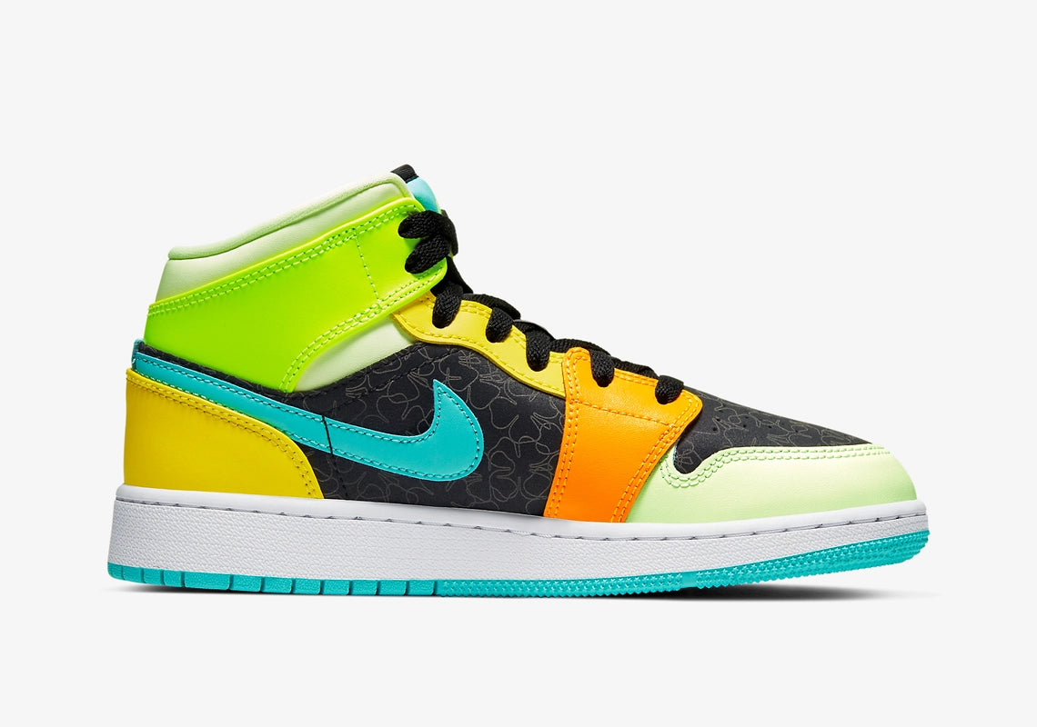 Jordan 1 Mid SE Aurora Green