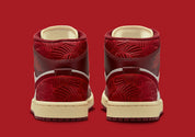 Jordan 1 Mid SE Tiki Leaf Team Red