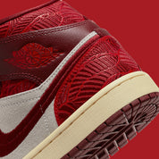 Jordan 1 Mid SE Tiki Leaf Team Red