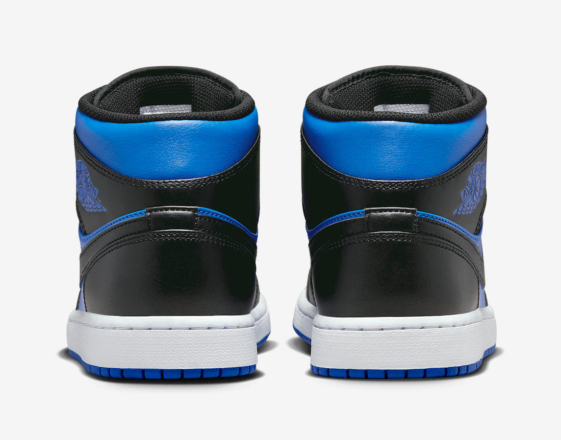 Jordan 1 Mid Black Royal Metallic