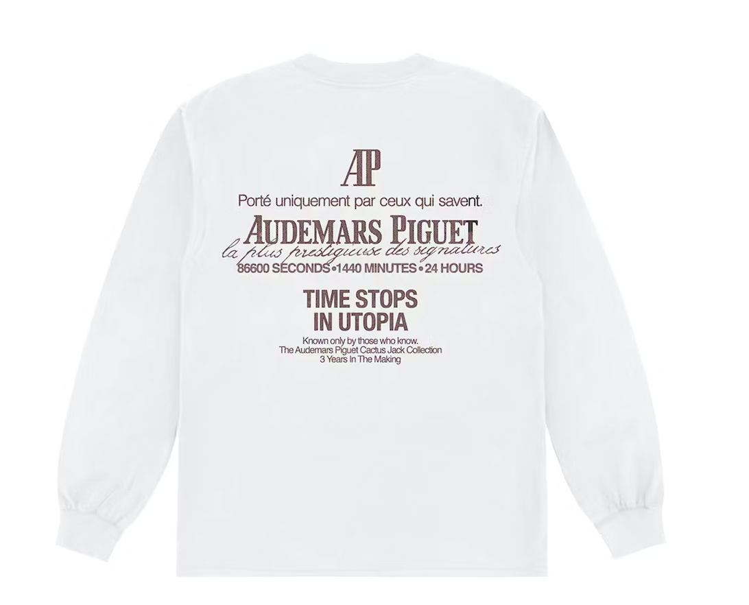 Travis Scott CJ x Audemars Piguet Utopia Tee White