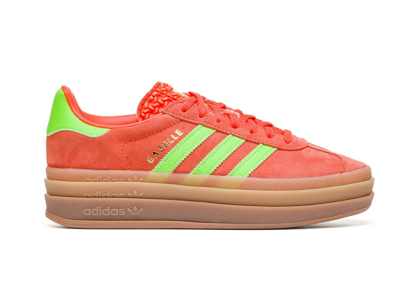 adidas Gazelle Bold Solar Orange Solar Green