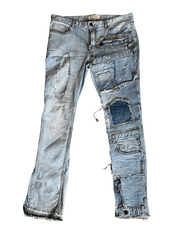 THOMAS DETHELOT | Denim One Leg Blue – Style Déstructuré