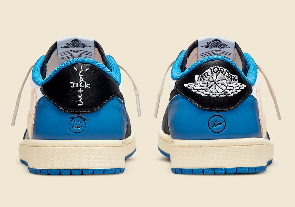 LIVRAISON 72H - Air Jordan 1 Low fragment design x Travis Scott