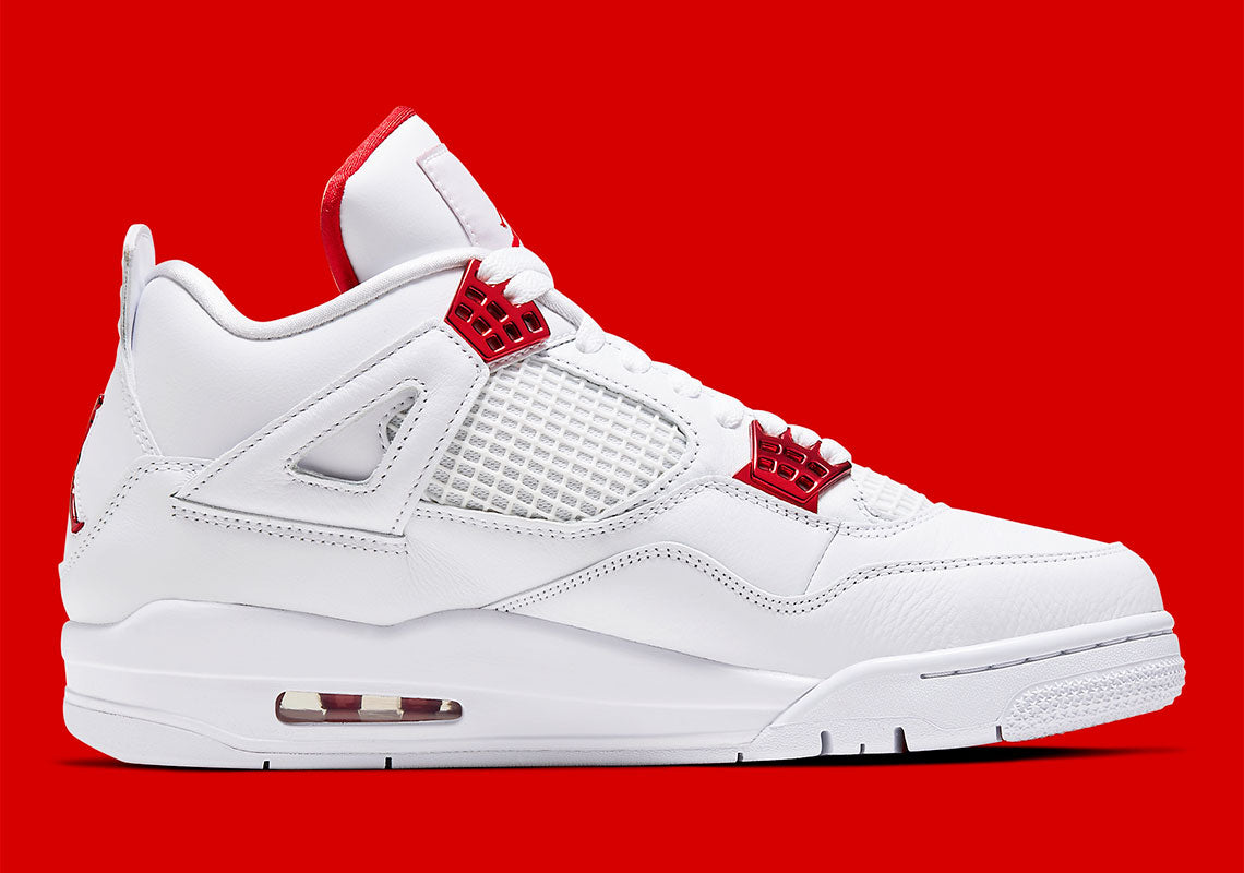 LIVRAISON 72H - Air Jordan 4 Retro Metallic Red