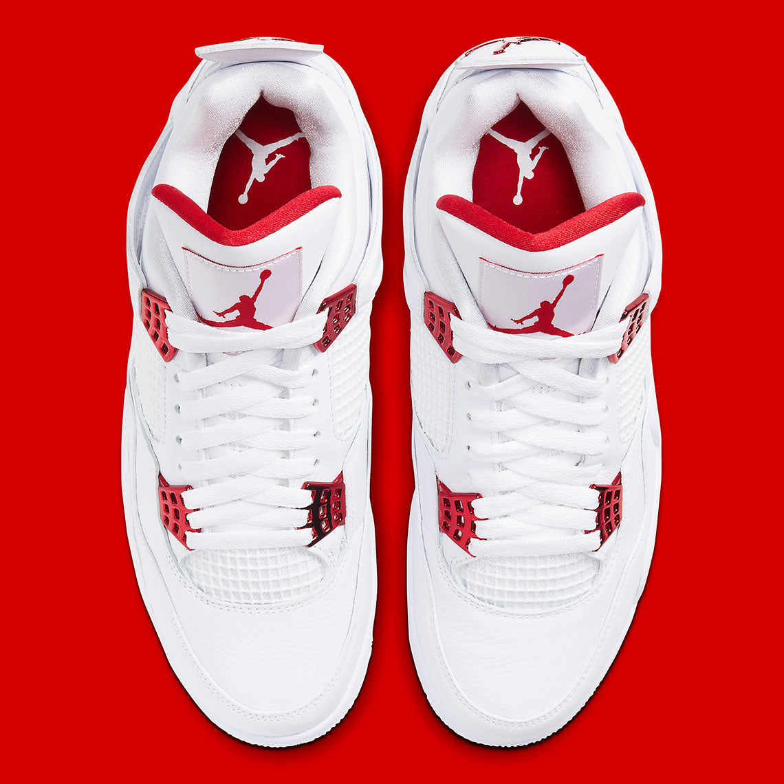 LIVRAISON 72H - Air Jordan 4 Retro Metallic Red