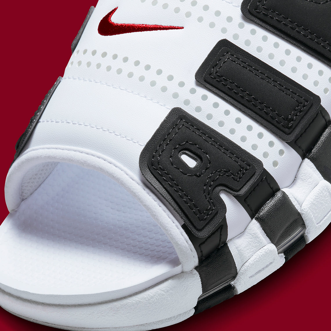 Nike Air More Uptempo Slide White Varsity Red