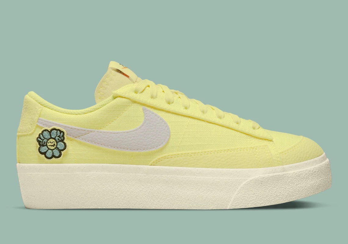 Nike Blazer Low Platform SE Next Nature Air Sprung Citron Tint