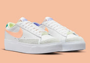 Nike Blazer Low Platform Peach Cream Light Thistle