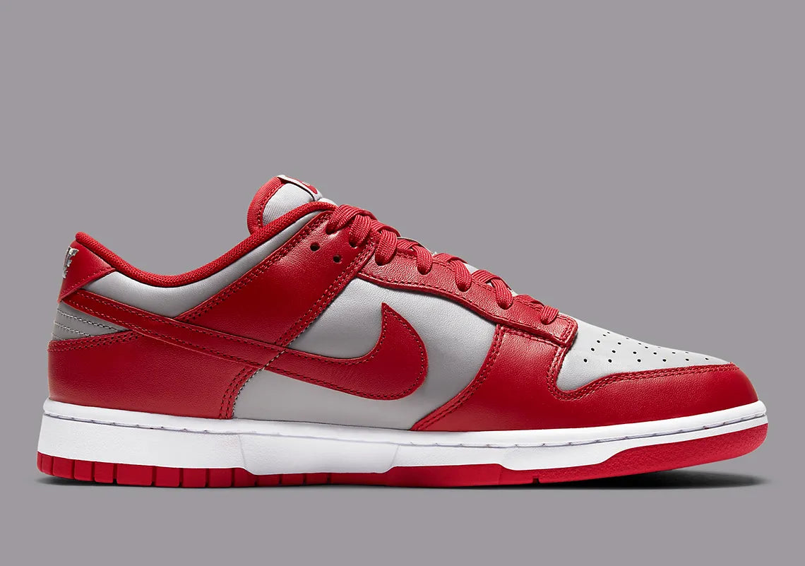 Nike Dunk Low Retro Medium Grey Varsity Red UNLV (2021)