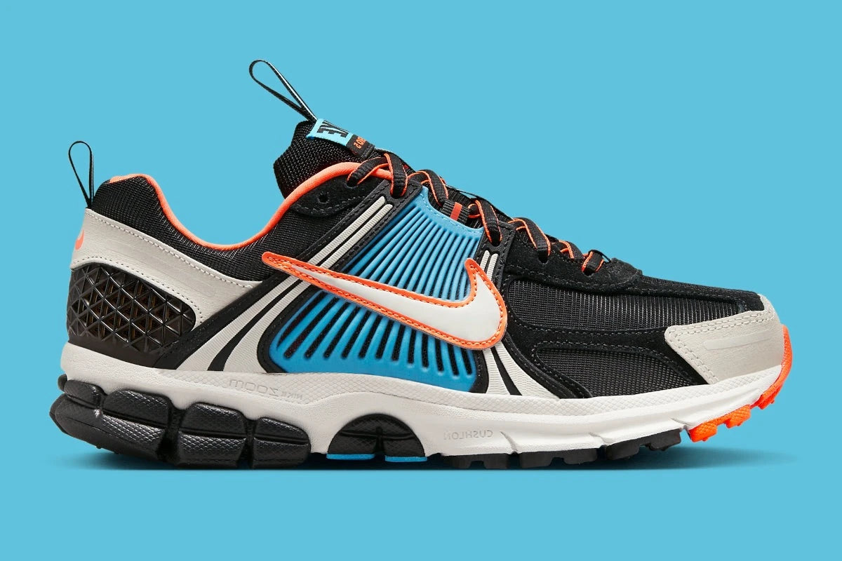 Nike Zoom Vomero 5 Black Blue Glaze Total Orange