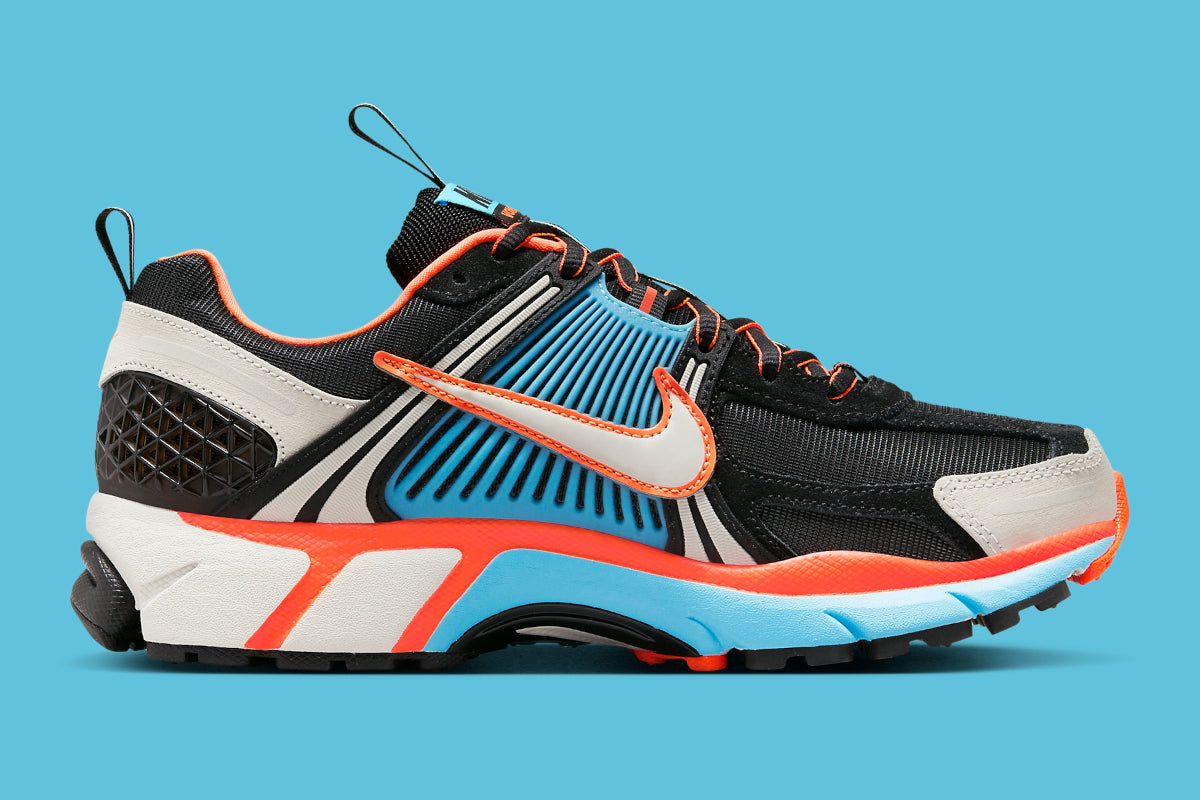 Nike Zoom Vomero 5 Black Blue Glaze Total Orange