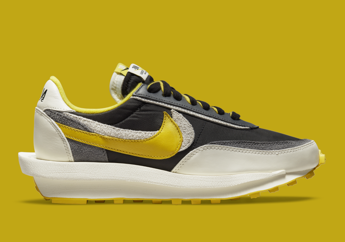 Nike LD Waffle sacai Undercover Black Bright Citron