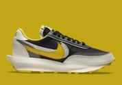 LIVRAISON 72H - Nike LD Waffle sacai Undercover Black Bright Citron