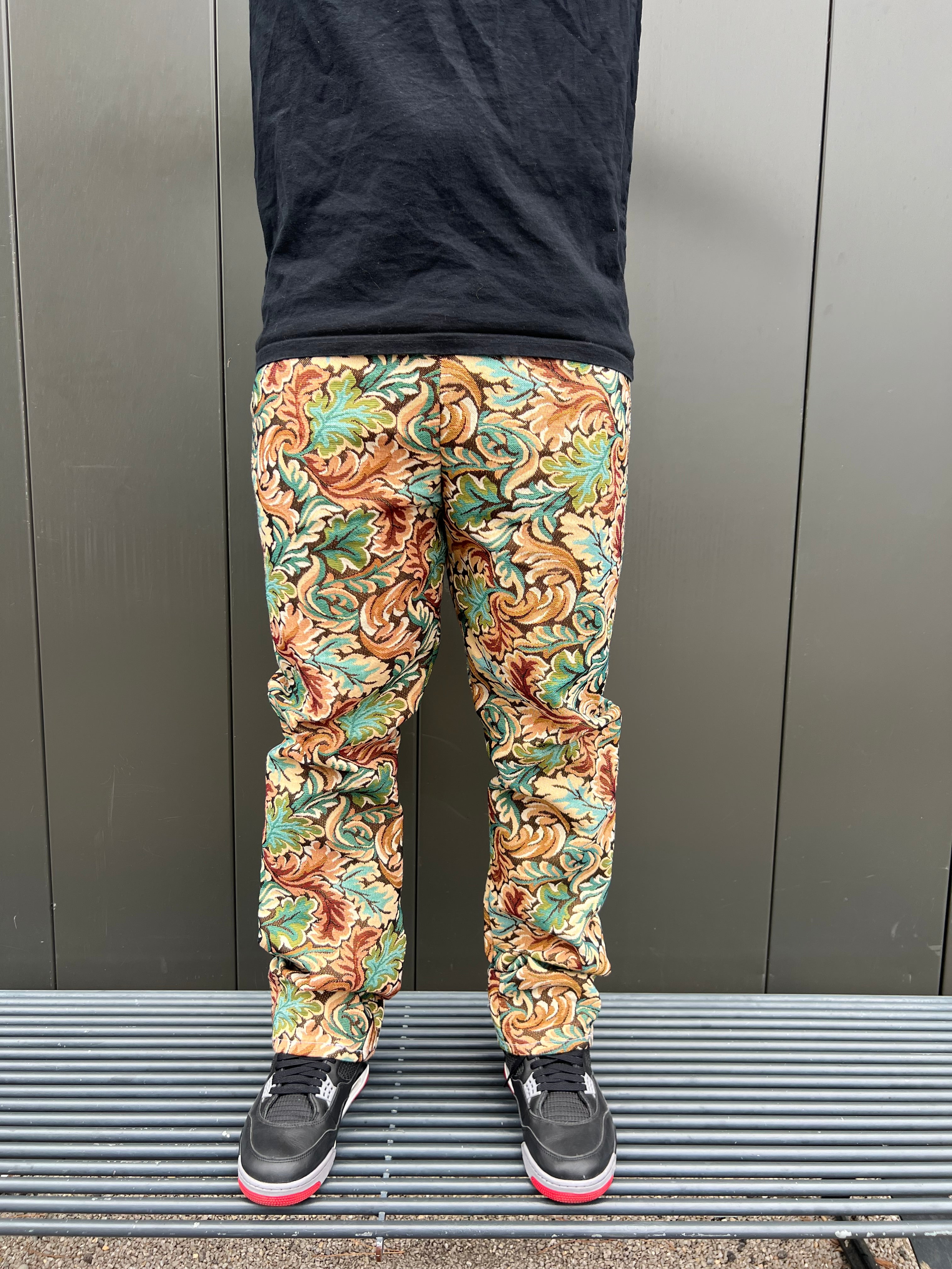 THOMAS DETHELOT | Pantalon Autumn – Motif Feuillage