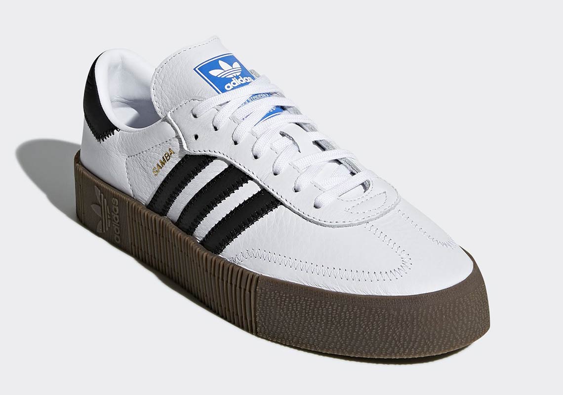 adidas Sambarose White Black Gum