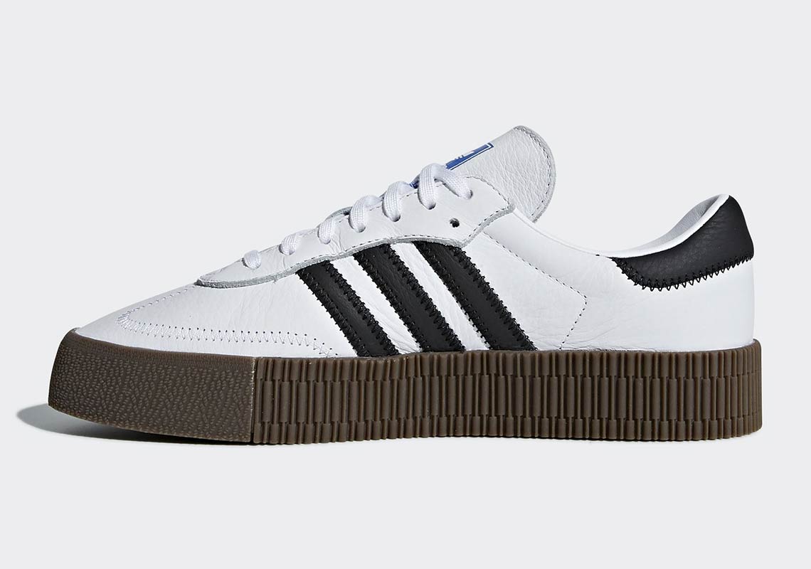 adidas Sambarose White Black Gum