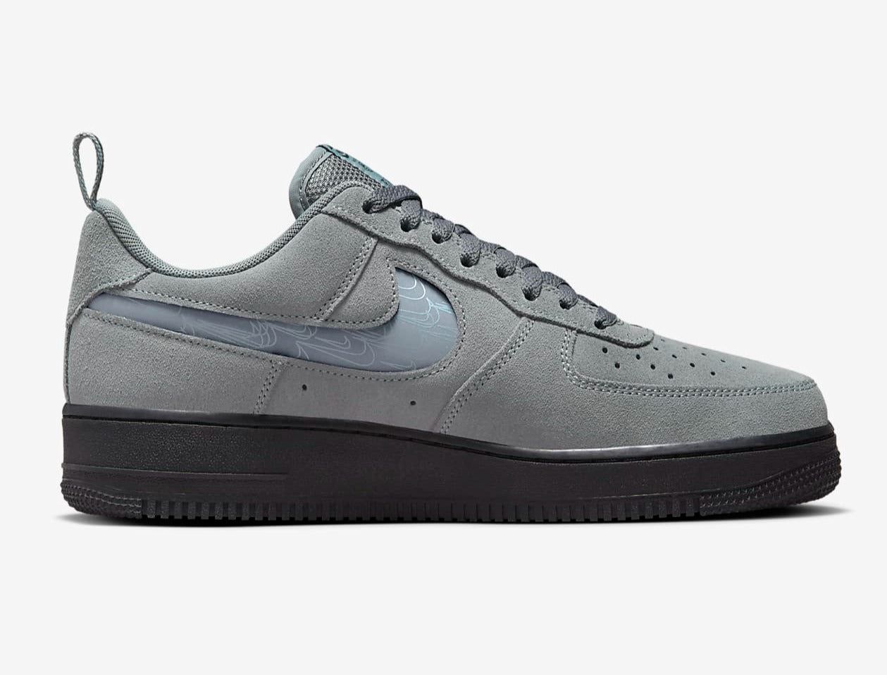 Nike Air Force 1 Low '07 LV8 Reflective Swoosh Cool Grey