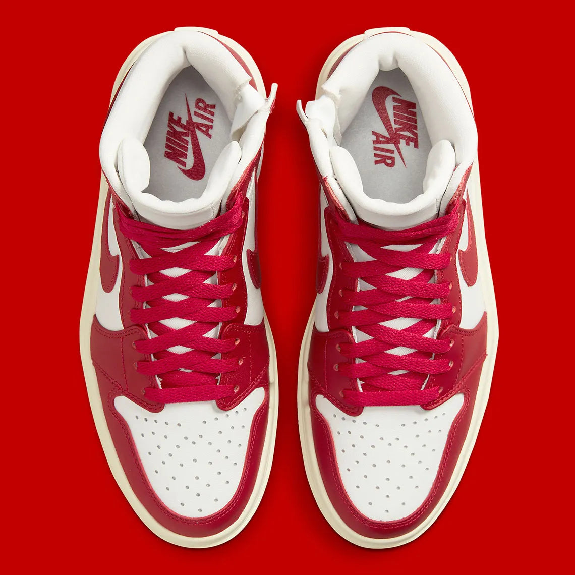 Jordan 1 Elevate High Summit White Varsity Red