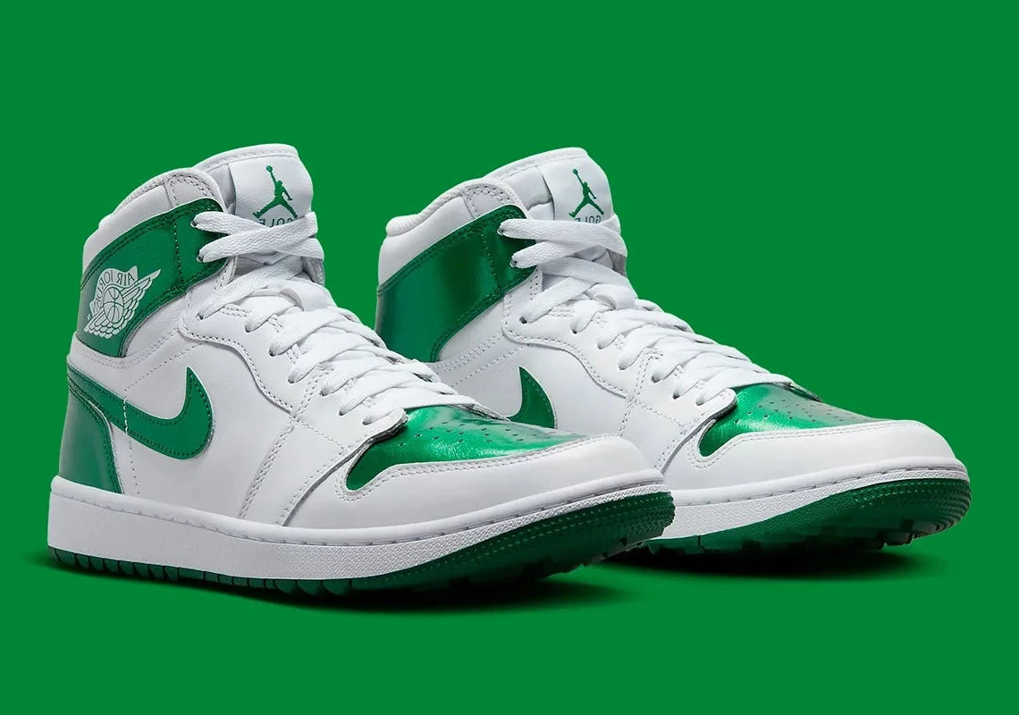 Jordan 1 Retro High Golf Metallic Green