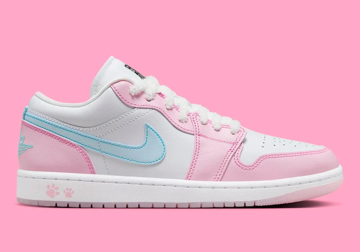 Jordan 1 Low SE Paw Print Pink Foam