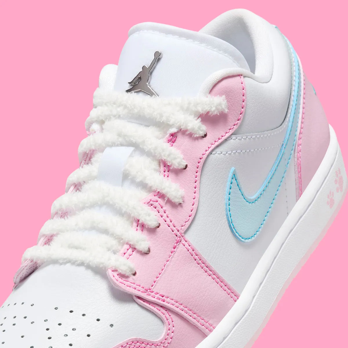 Jordan 1 Low SE Paw Print Pink Foam