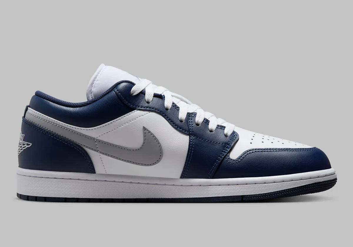 Jordan 1 Low Wolf Grey Midnight Navy