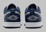 Jordan 1 Low Wolf Grey Midnight Navy