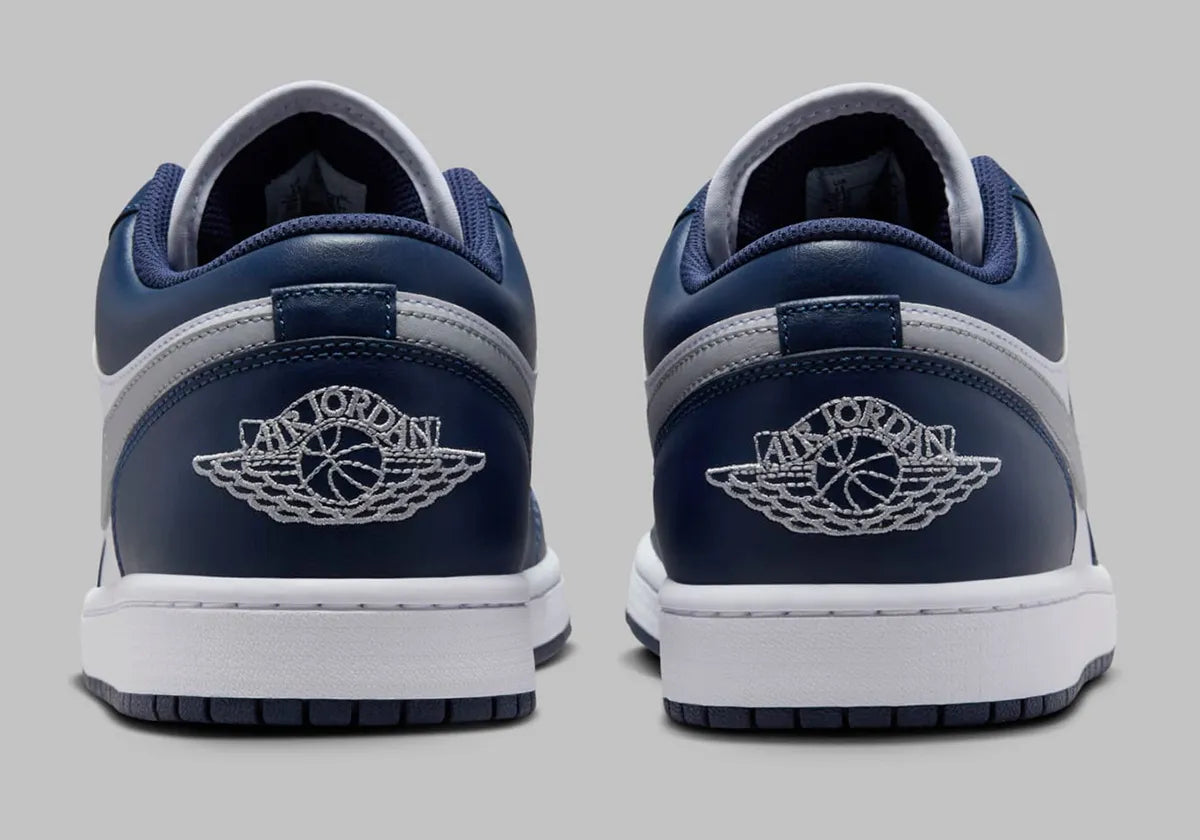 Jordan 1 Low Wolf Grey Midnight Navy