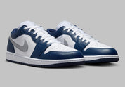 Jordan 1 Low Wolf Grey Midnight Navy