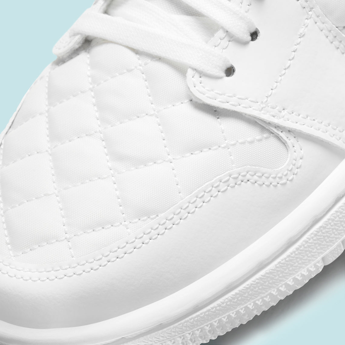 Jordan 1 Mid Quilted White