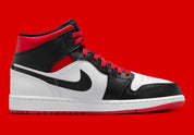 Jordan 1 Mid Gym Red Black Toe