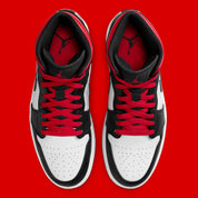 Jordan 1 Mid Gym Red Black Toe