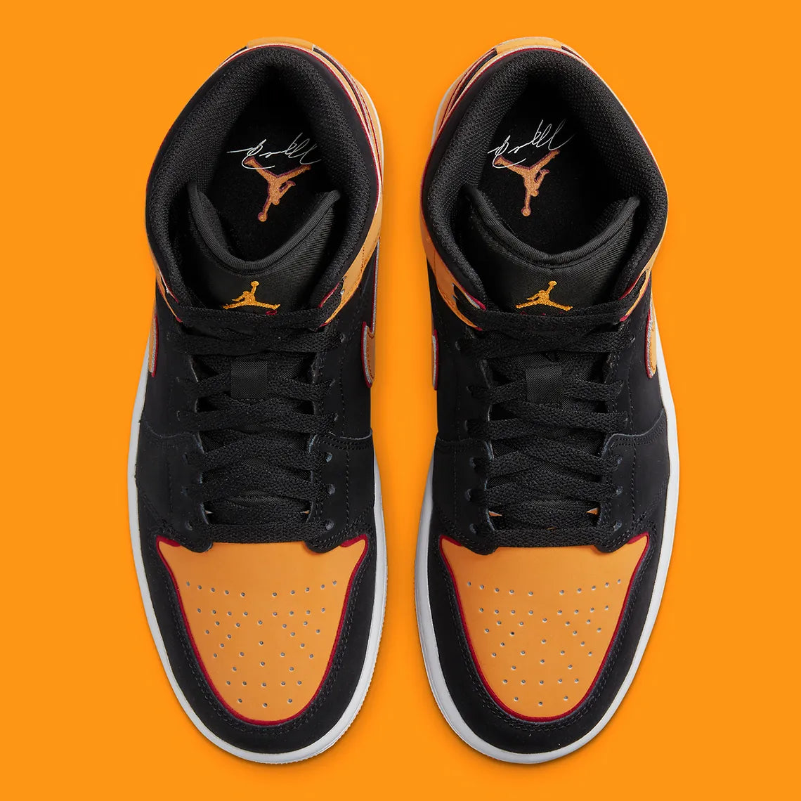 Jordan 1 Mid SE Black Vivid Orange