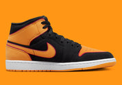 Jordan 1 Mid SE Black Vivid Orange