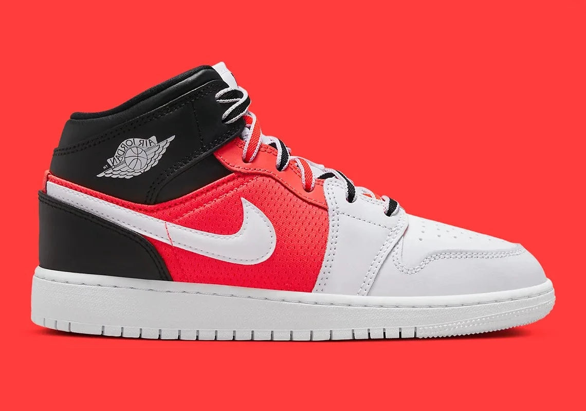 Jordan 1 Mid SE White Black Infrared