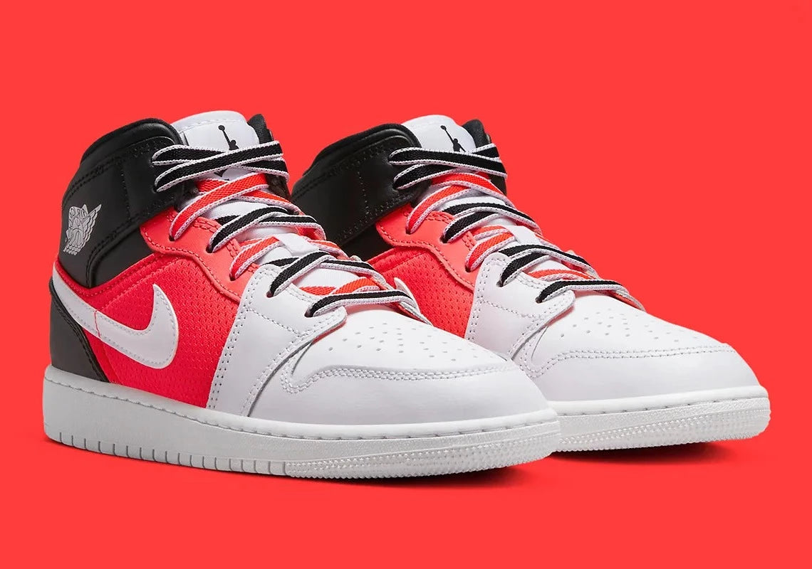 Jordan 1 Mid SE White Black Infrared